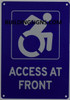 ACCESSIBLE BUILDING SIGNS