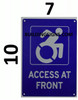 ACCESSIBLE BUILDING SIGNS