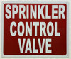 SPRINKLER CONTROL VALVE Signage