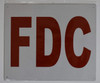 FIRE DEPARTMENT CONNECTION SIGNS