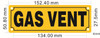 GAS VENT Signage