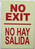 Glow-In-the-Dark Aluminium (NOT EXIT ENGLISH/SPANISH)