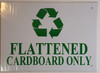 BUILDING FLATTENED CARDBOARD ONLY