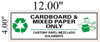 BUILDING Cardboard and Mixed Paper Only
