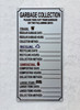 hpd garbage collection sign