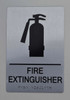 FIRE EXTINGUISHER ADA-Sign -Tactile Signs The