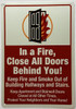 hpd In A Fire Close All Doors Behind You age, Safety age