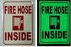 FIRE HOSE SIGNS