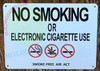 NO SMOKING OR ELECTRONIC CIGARETTE USE