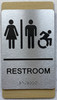 BRAILLE RESTROOM ACCESSIBLE SIGN MAPLE