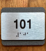 BRAILLE UNIT NUMBER SIGN CHARCOAL GRAY