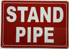 STAND PIPE COMPLIANCE SIGN