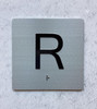NYC ELEVATOR R FLOOR SIGN