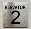 ELEVATOR NUMBER 2 THE PARK AVE LINE SAFETY SIGN