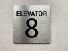 NYC ELEVATOR NUMBER 8 THE PARK AVE LINE SIGN