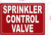 HPD SPRINKLER CONTROL VALVE SIGN