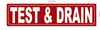 HPD TEST AND DRAIN SIGN