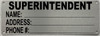 HPD JANITOR NAME/ADDRESS HPD SIGN