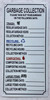 HPD NYC RECYCLING GARBAGE COLLECTION SIGN