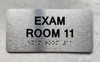 EXAM ROOM COMPLIANCE SIGNS WITH RAISED LETTERS  THE PARK AVE LINE (EXAM ROOM 11)