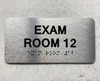 NYC EXAM ROOM SIGNS WITH RAISED LETTERS THE PARK AVE LINE (EXAM ROOM 12)