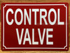CONTROL VALVE SIGN