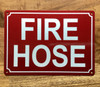 NYC FIRE HOSE SIGN