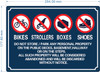 FD NYC NO STORAGE IN HALLWAY SIGN
