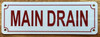HPD MAIN DRAIN SIGN