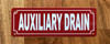 AUXILIARY DRAIN COMPLIANCE SIGN