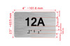 Apartment Number unit 12A Hpd Sign