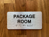 Package Room Sign with Raised Letters & Grade 2 Compliance Sign