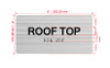 Rooftop Sign with Raised Letters & Grade 2 Hpd Sign