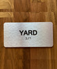 Yard Sign with Raised Letters & Grade 2 Safety Sign