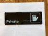 PRIVATE Restaurant Commercial Sign