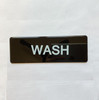 WASH Restaurant Commercial Sign