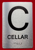 FLOOR C CELLAR Compliance Sign