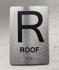 FLOOR R ROOF Compliance Sign