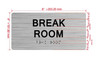 BREAK ROOM Ada Sign
