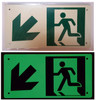 SIGNS PHOTOLUMINESCENT EXIT SIGN HEAVY DUTY /