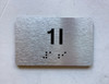 APT# 1I SILVER Safety Sign