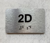 APT# 2D SILVER Hpd Sign