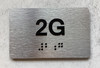 APT# 2G SILVER Compliance Sign