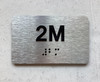 APT# 2M SILVER Safety Sign