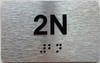 APT# 2N SILVER Sign