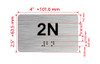 APT# 2N SILVER Hpd Sign