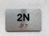 APT# 2N SILVER Safety Sign