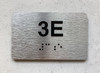 APT# 3E SILVER Ada Sign