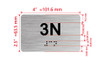 APT# 3N SILVER Hpd Sign