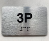 APT# 3P SILVER Ada Sign